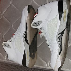Jordan 5 white cement